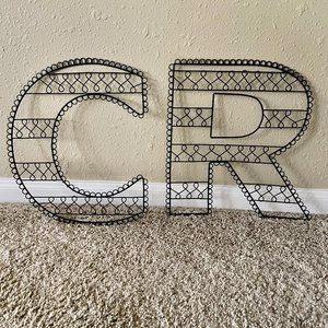 Pottery Barn Teen Metal Wire Letter: "E"